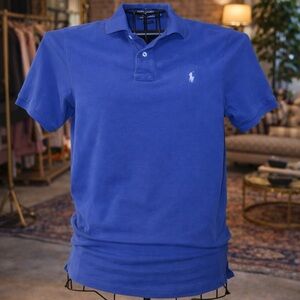 Polo by Ralph Lauren Men's Classic Royal Blue Polo Shirt